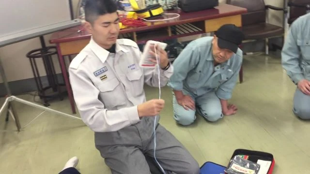 AEDを使った心肺蘇生